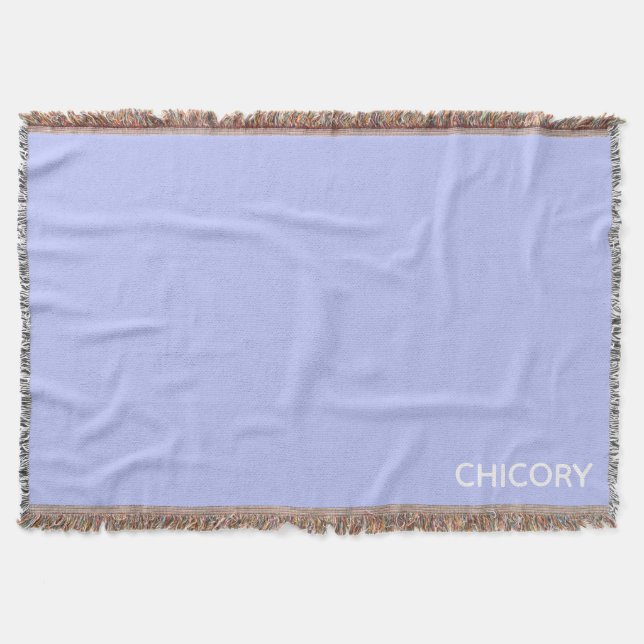 Couverture Chicory flower blue color (Devant)
