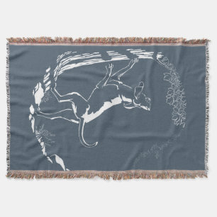 Couverture Chien de Chasse Hound Dog Art Plaid de