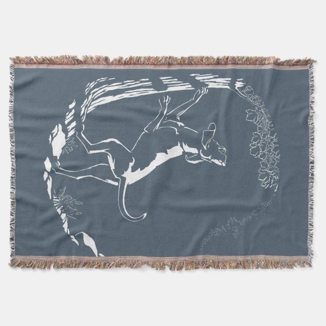 Couverture Chien de Chasse Hound Dog Art Plaid de  (Devant)