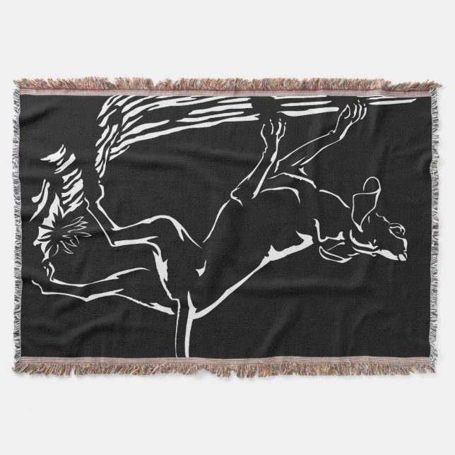 Couverture Chien de Chasse Hound Dog Plaid de Chas (Devant)