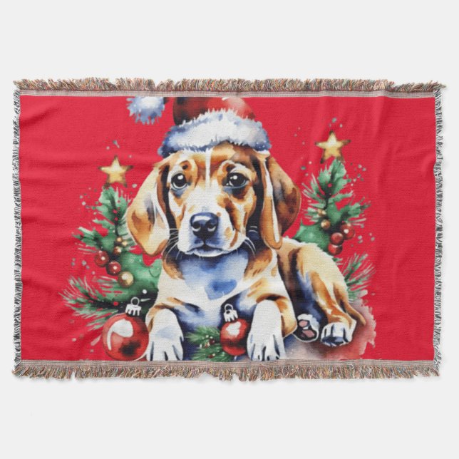 Couverture Chien de Noël mignon (Devant)