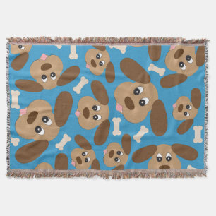 Couverture Chien de sourire mignon avec de grandes oreilles