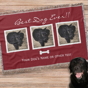 Couverture Chien Pet photo collage Meilleur Chien Ever Instag