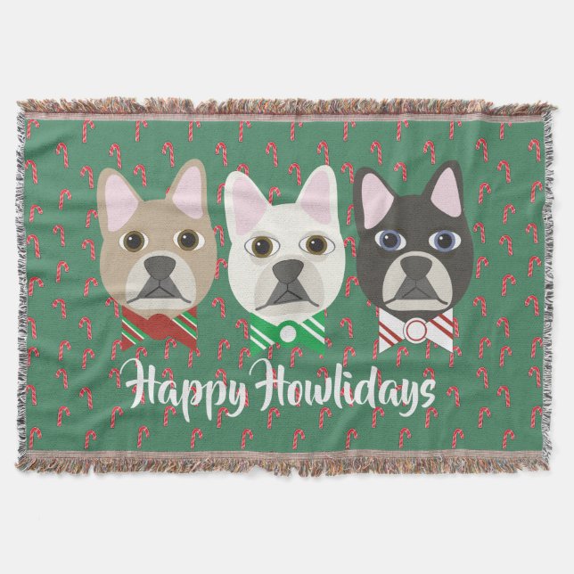 Couverture Chiens de vacances Canne de bonbon (Devant)