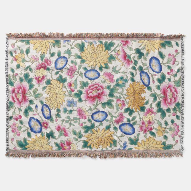Couverture Chinoiserie Floral Chintz  (Devant)