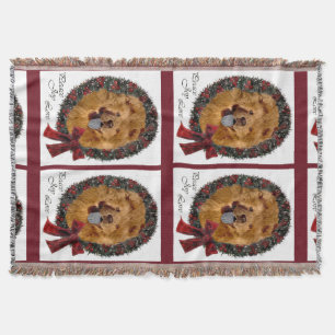 Couverture Chow Chow Noël