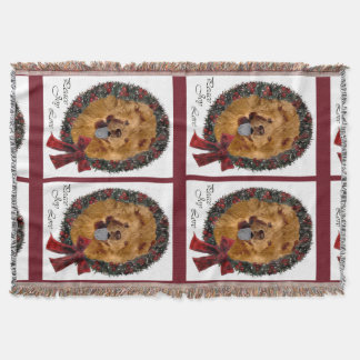 Couverture Chow Chow Noël