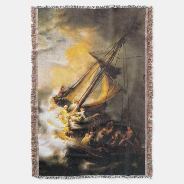 Couverture Christ dans la tempête sur la mer de Galilée- Remb (devant Vertical)