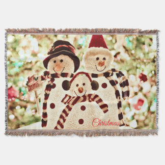Couverture Christmas Vibes Snowman Celebration