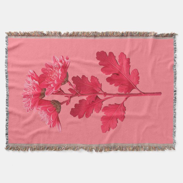 Couverture Chrysanthème rose élégant (Devant)