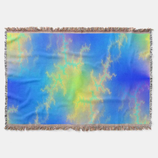 Couverture Ciel bleu et boulons de foudre jaune doré (Devant)