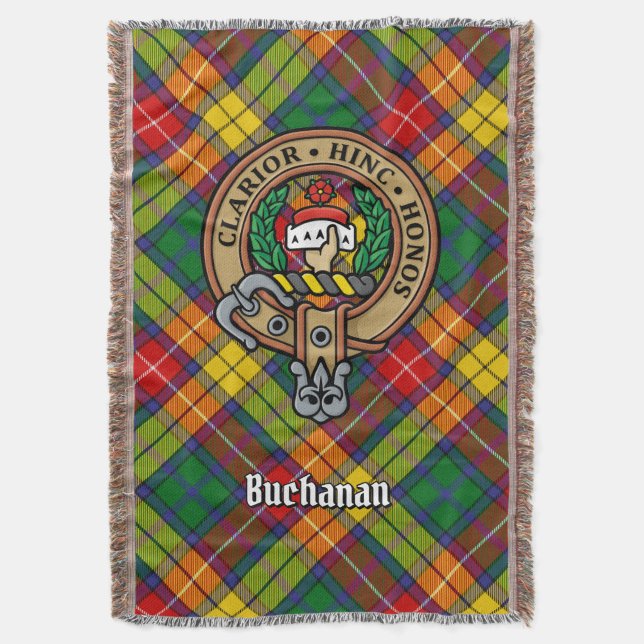 Couverture Cimier du clan Buchanan sur tartan (devant Vertical)