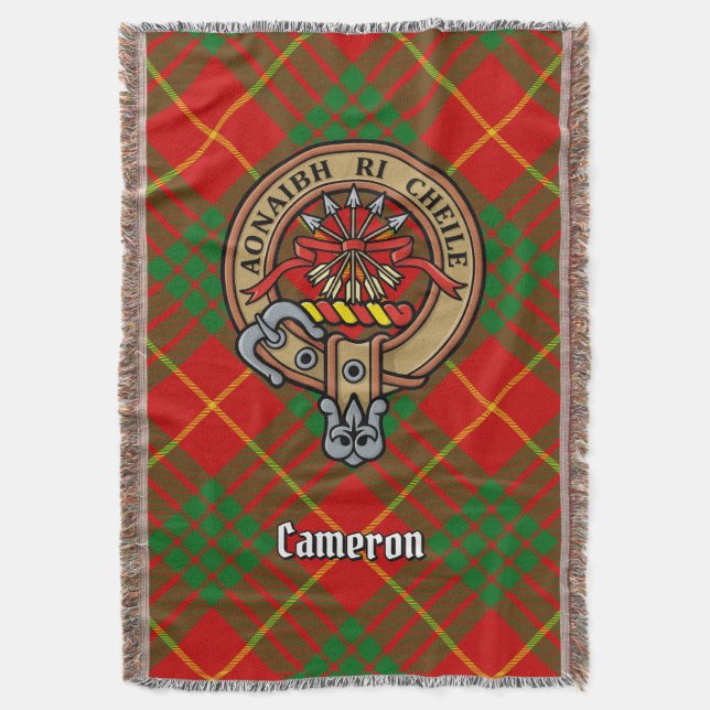 Couverture Cimier du clan Cameron sur tartan (devant Vertical)