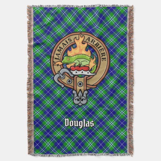 Couverture Cimier du clan Douglas sur tartan (devant Vertical)