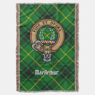 Couverture Cimier du clan MacArthur sur tartan