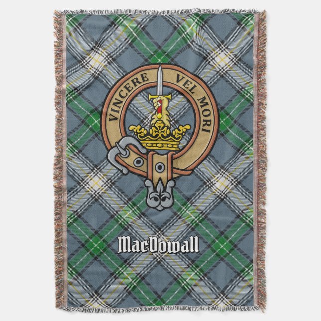 Couverture Cimier du clan MacDowall sur tartan (devant Vertical)