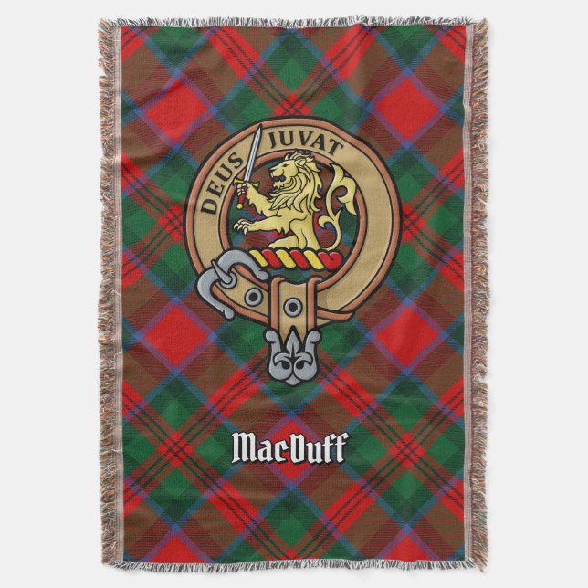 Couverture Cimier du clan MacDuff sur tartan (devant Vertical)
