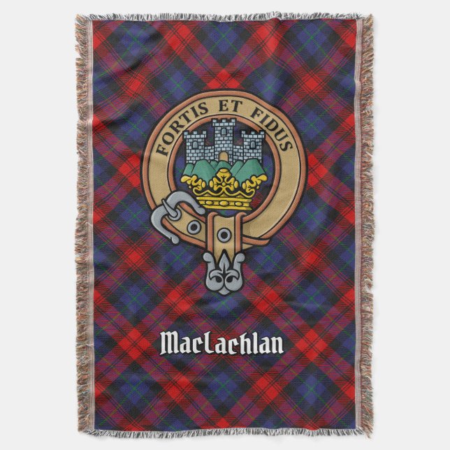 Couverture Cimier du clan MacLachlan sur tartan (devant Vertical)