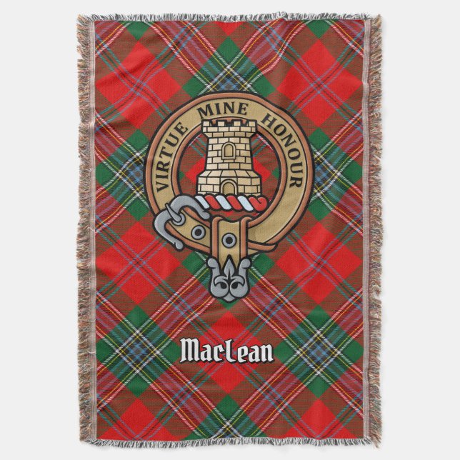 Couverture Cimier du clan MacLean sur tartan (devant Vertical)