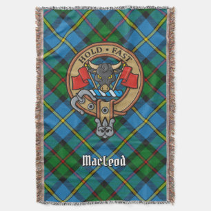 Couverture Cimier du clan MacLeod sur tartan de chasse