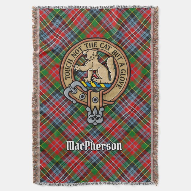 Couverture Cimier du clan MacPherson sur tartan (devant Vertical)