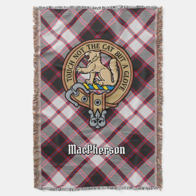 Couverture Cimier du clan MacPherson sur tartan de chasse (devant Vertical)