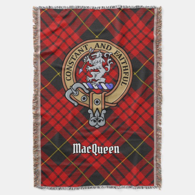 Couverture Cimier du clan MacQueen sur tartan (devant Vertical)