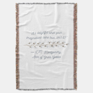 Couverture Citation de Anne de Green Gables