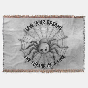 Couverture Citation Inspirationnelle de l'araignée mignonne M