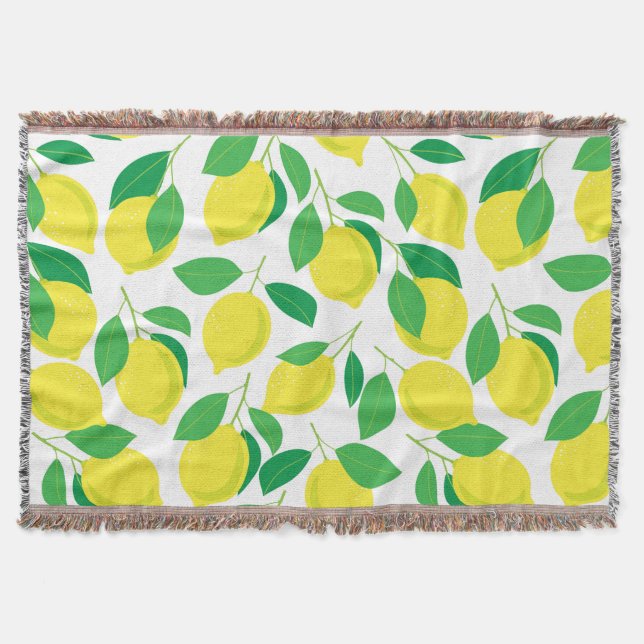 Couverture Citrons et motifs feuille (Devant)