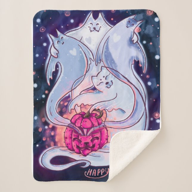 Couverture Citrouille de chats fantômes (Devant)