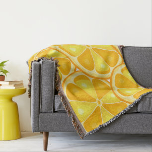 Couverture Citrus TROPICAL SUMMER FRUIT Orange citrons tranch
