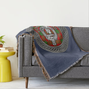 Couverture Clan Adair Crest & Tartan Knot