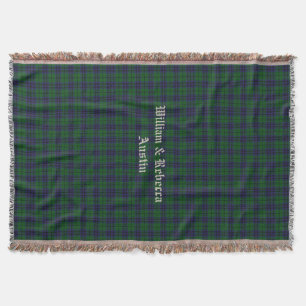 Couverture Clan Austin Tartan Plaid Custom Thaillot Blanket