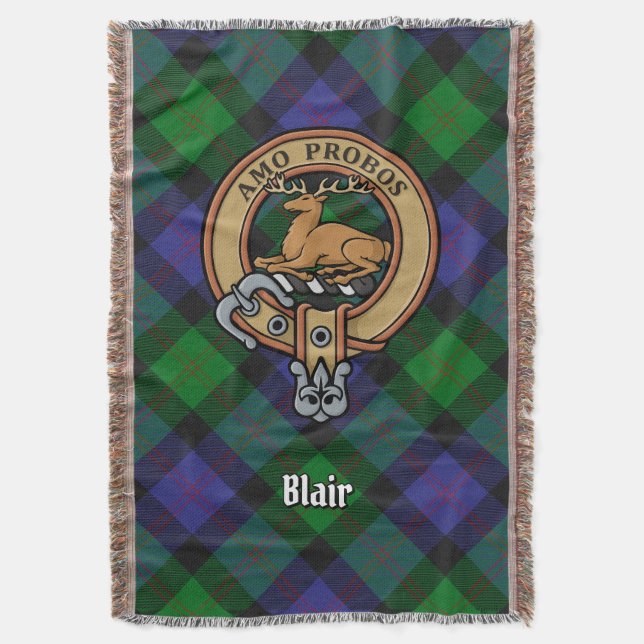 Couverture Clan Blair Crest over Tartan (devant Vertical)