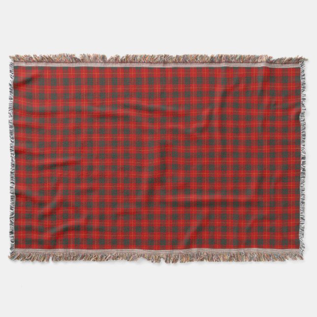 Couverture Clan Cameron Bright Red Tartan (Devant)