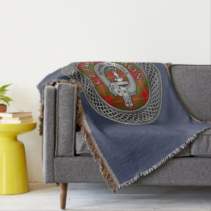 Couverture Clan Cameron Crest & Tartan Knot Lancer la couvert
