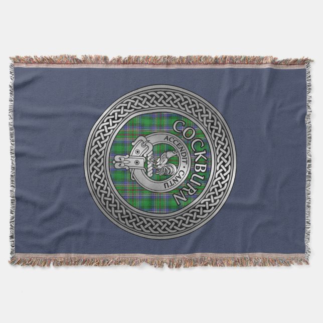 Couverture Clan Colquhoun Crest & Tartan Knot (Devant)