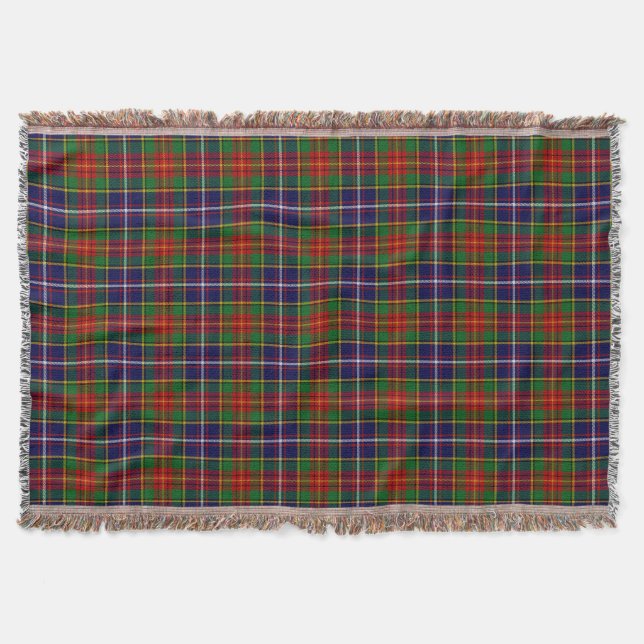 Couverture Clan écossais Crozier Tartan Plaid (Devant)