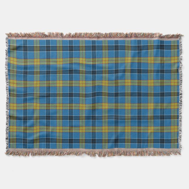 Couverture Clan écossais Laing Tartan Plaid (Devant)