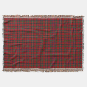 Couverture Clan écossais Stewart Stuart Royal Red Tartan