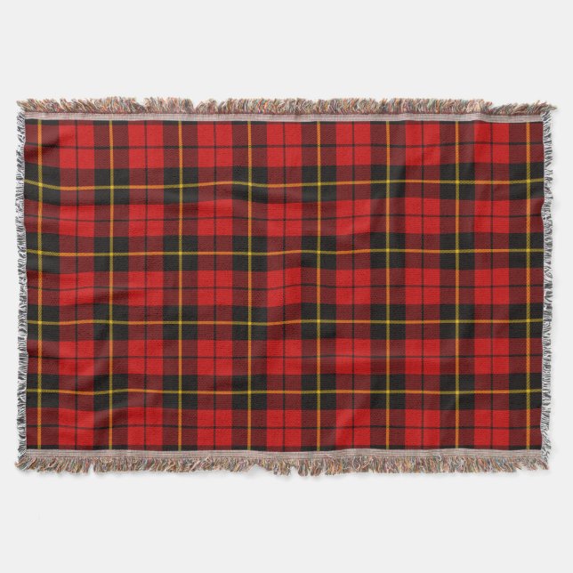 Couverture Clan écossais Wallace Tartan Plaid (Devant)
