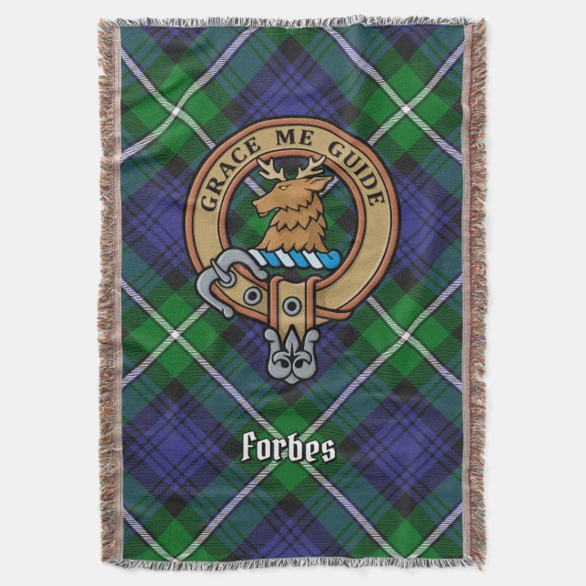 Couverture Clan Forbes Crest over Tartan (devant Vertical)