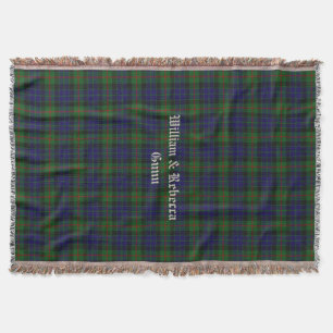 Couverture Clan Gunn Tartan Plaid Custom Thelot