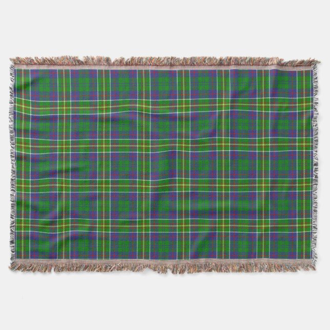 Couverture Clan Hunter écossais Tartan Plaid (Devant)