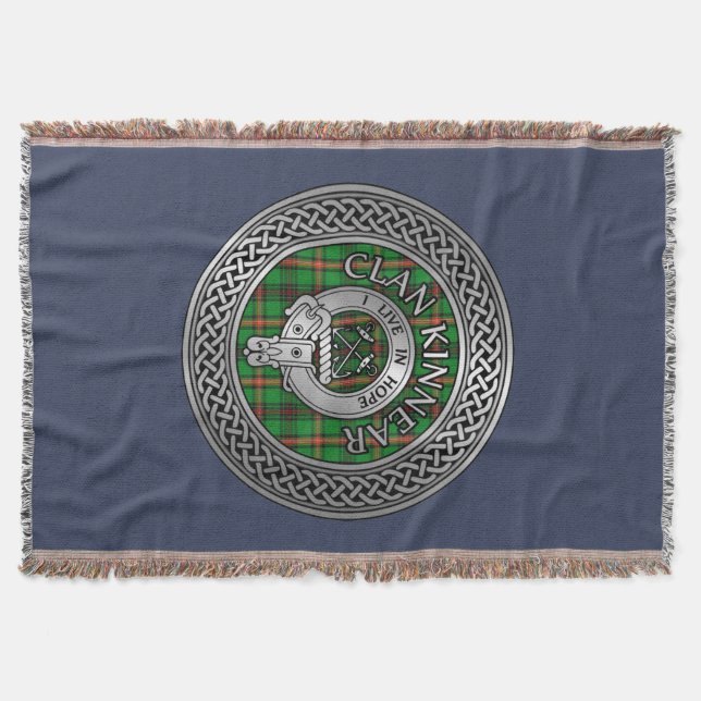 Couverture Clan Kinnear Crest & Tartan Knot (Devant)