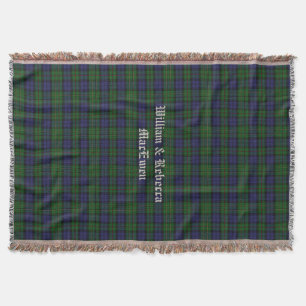 Couverture Clan MacEwen Tartan Plaid Custom Throw Blanket