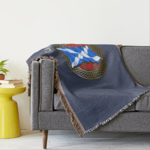 Couverture Clan MacLean Tartan Knot & Drapeau