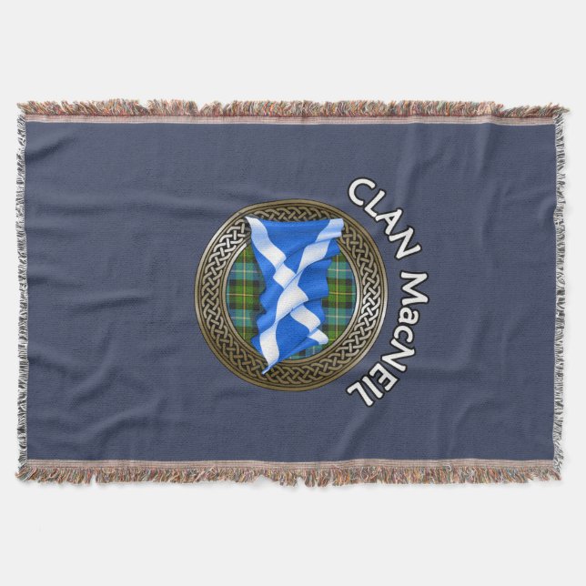 Couverture Clan MacNeil Tartan Knot & Flag (Devant)