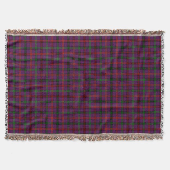 Couverture Clan Montgomery Tartan Purple Plaid (Devant)